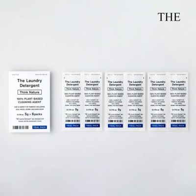 THE(ザ) 洗濯洗剤 トライアルパックセット Think Nature 5g×6
